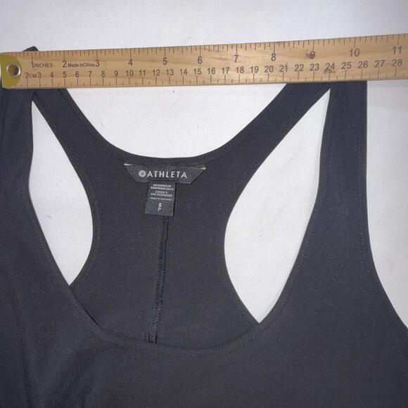 ATHLETA Presidio Traveler Black High Lo Lagenlook Minimalist Relaxed Dress Small - Picture 13 of 13